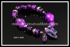 Wholesale resin beads stone fashion beaded charm bracelet jewelry