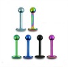 Wholesale G23 Titanium lip piercing body labret ring piercing jewelry
