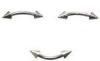 Wholesale BODY JEWELRY(eyebrow ring with cone),titanium plated piercing jewelry