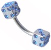 Wholesale 2011 New Style crystal eyebrow Ring Body Jewelry