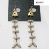 Wholesale long fashion design fish shape metal Earring