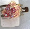 Wholesale Magnetic crystal grape resin hair claw for women