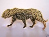 Wholesale BEAUTIFULSOLID BRASS TIGER LOVERS PIN W/ SAFETY CLASP