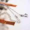 Wholesale 2011 fashion jewelry rhodium plated necklace