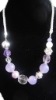 Wholesale Three color acrylic bead necklace