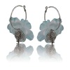 big cloth flower earrrings 283907-202