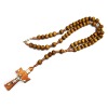 wood bead rosary