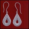 Wholesale Hotsale teardrop alloy earrings,earring findings
