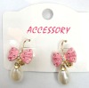 2011 fashion alloy pearl stud earrings