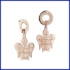 Wholesale charm silver earrings wholesale jewelry pendant earrings