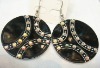 Wholesale acrylic round earring