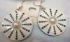 Wholesale acrylic round earring
