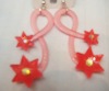Wholesale flower acrylic earring
