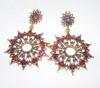 best selling charm fashion alloy earring, alloy earring, fashion earring alloy