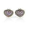 Wholesale Heart earrings stud earrings E1106