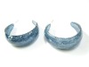 Wholesale 2011 fashion C shaped acryl earing