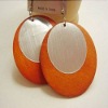 Wholesale fashion wooden earring