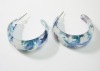 2011 fashion C shaped acryl earing