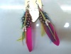 fashion feather earring