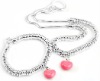 charms bracelet and necklace set