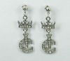 Wholesale fashion alloy earring,diamond earings,earrings sexy,earrings hoops,hoop earring