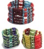Wholesale 10 row colorful summer fashion bracelet