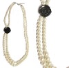 Wholesale pearl white beaded necklace