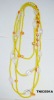 Wholesale green jade necklace,white jade necklace,crude jade necklace