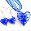 Wholesale Lampwork Glass Necklace and Earrings Set