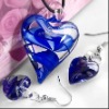 Wholesale Glass Necklace and Earrings Set