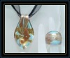 Wholesale hottest design glass jewelry set