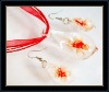 Wholesale hottest inner flower murano glass jewelry set