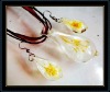 Wholesale hottest inner flower murano glass jewelry set