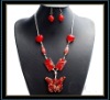 Wholesale beautiful murano glass jewelry set
