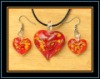 Wholesale murano glass jewelry set