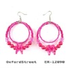 2011 fashion drop plated golden earring