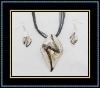 Wholesale hottest design morano glass jewelry set