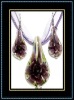 Wholesale hottest murano necklace and earrings set