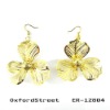 2011 fashion drop plated golden earring