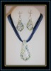 Wholesale hottest design morano glass jewelry set