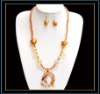 Wholesale hottest murano glass jewelry set