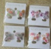Wholesale 2011fashion bowknot earrings/promotion acrylic earrings