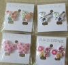 Wholesale 2011fashion boeknot earrings/promotion acrylic earrings