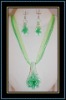 Wholesale hottest design morano glass jewelry set