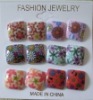 Wholesale 2011fashion painted acrylic earrings/promotion earrings