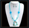 Wholesale hottest murano glass jewelry set
