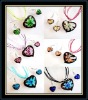 Wholesale hottest murano necklace and earrings set