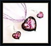 Wholesale hottest murano necklace and earrings set