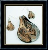 fashion lampwork glass jewelry set