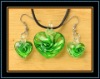 murano glass jewelry set